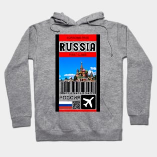 Russia fist class boaring pass Hoodie